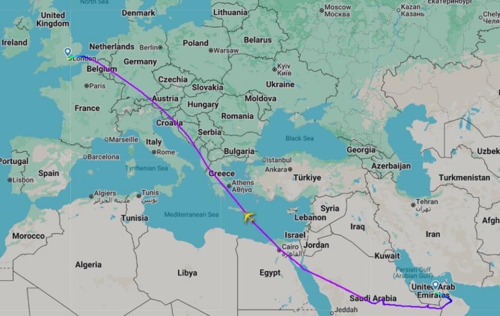 Etihad AUH-LHR 2 March