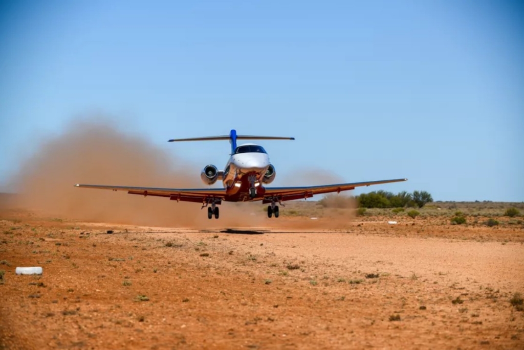RFDS PC24 takeoff