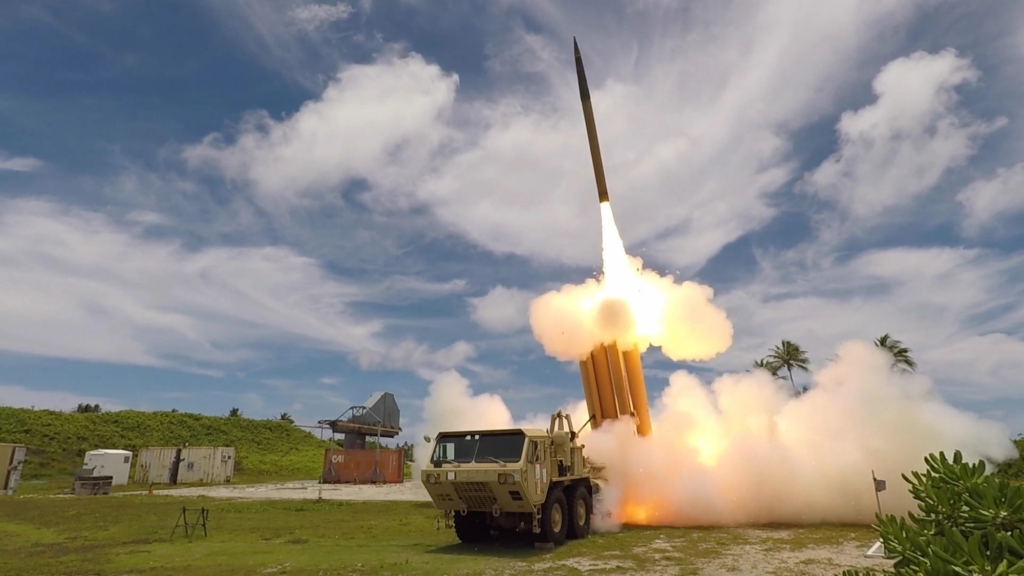US THAAD missile defence