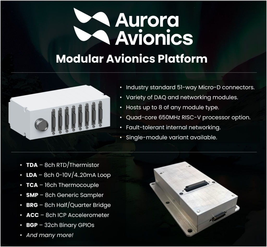 aurora avionics modular platform for space launch vehicles 2