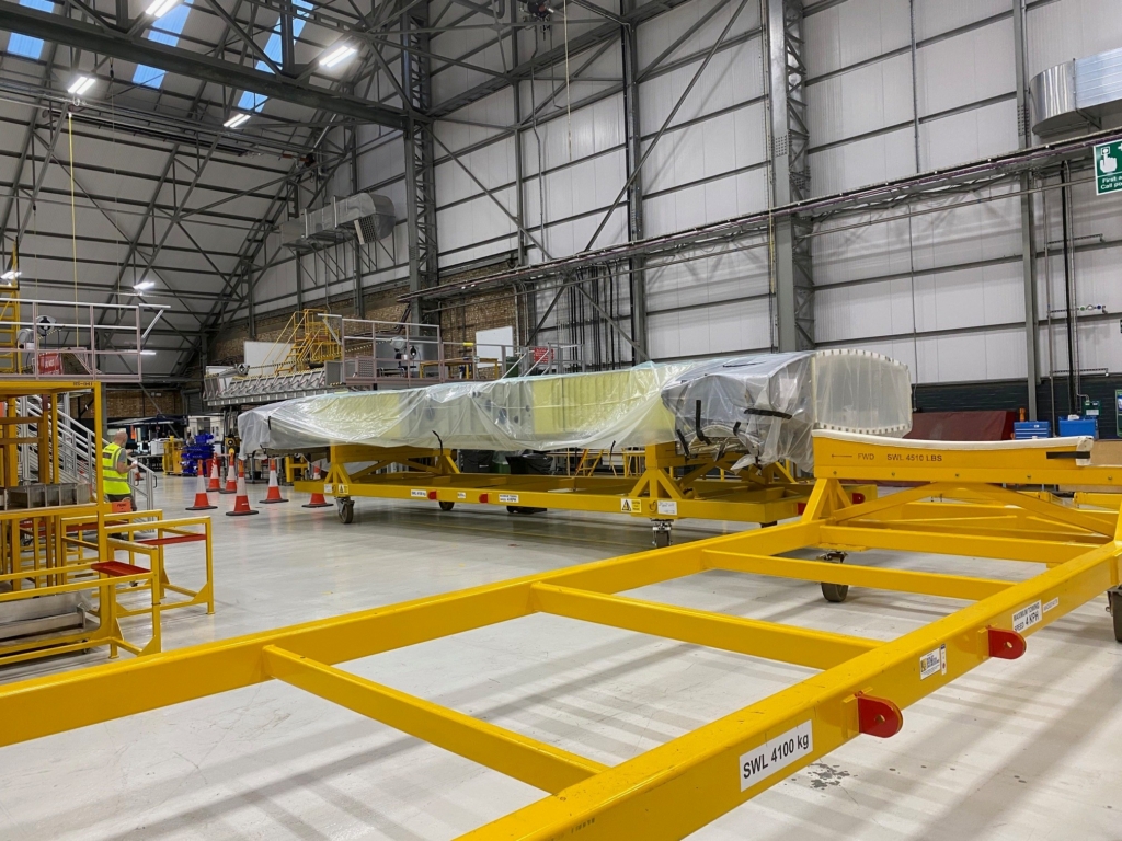 C130J center wing box at Marshall Aerospace