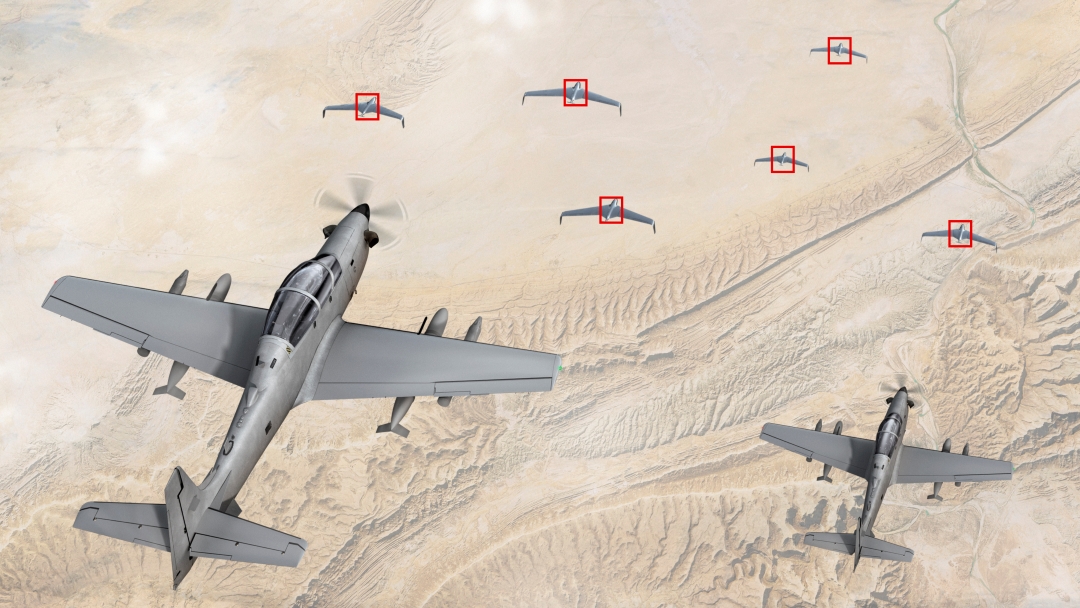 Embraer A-29 super tucano c-uas counter drone technology