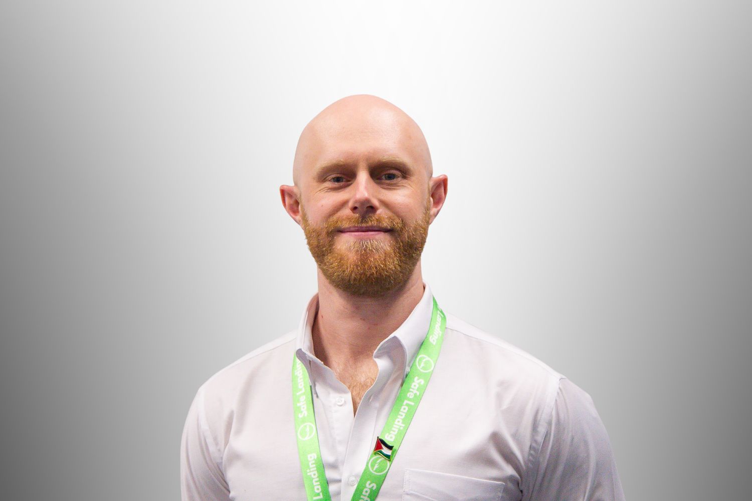 workers assemblies for sustainable aviation by Safe Landing - headshot of George