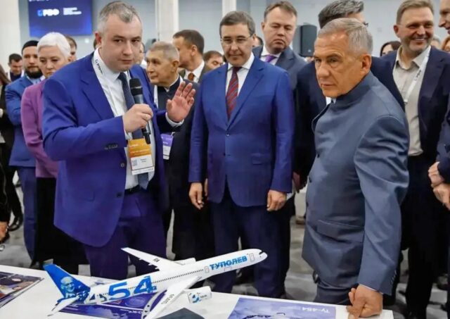 Photo of the UAC stand at the Kazan event.
