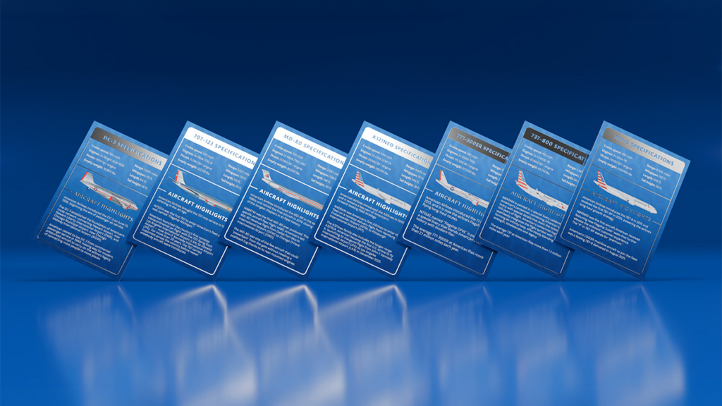 American Airlines trading cards