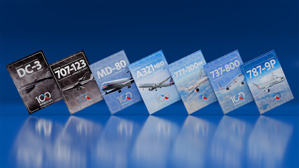 American Airlines trading cards