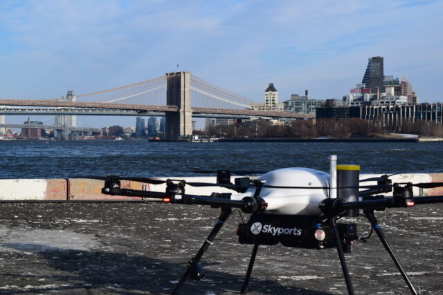 New York drone trial with PANYNJ, speedbird aero and skyports