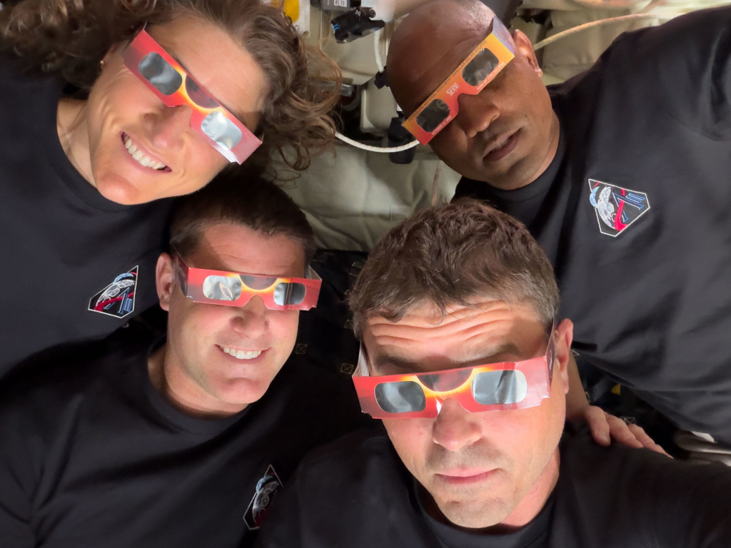 NASA Artemis II crew see complete eclipse