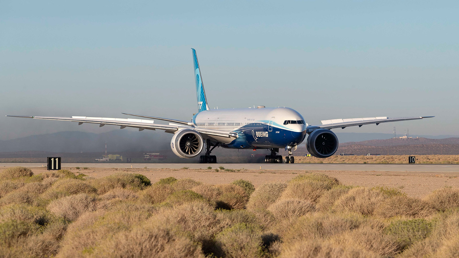 Boeing 777-9 maximum brake energy test