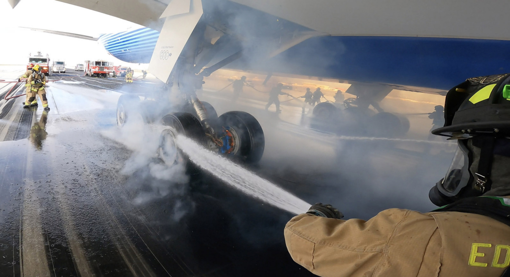 Boeing 777-9 maximum brake energy test