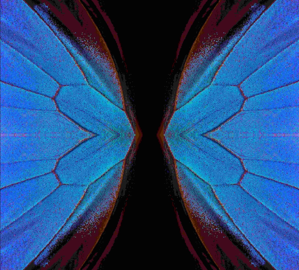 butterfly wing inspired lattice for lighter and stronger aircraft and aerostructures