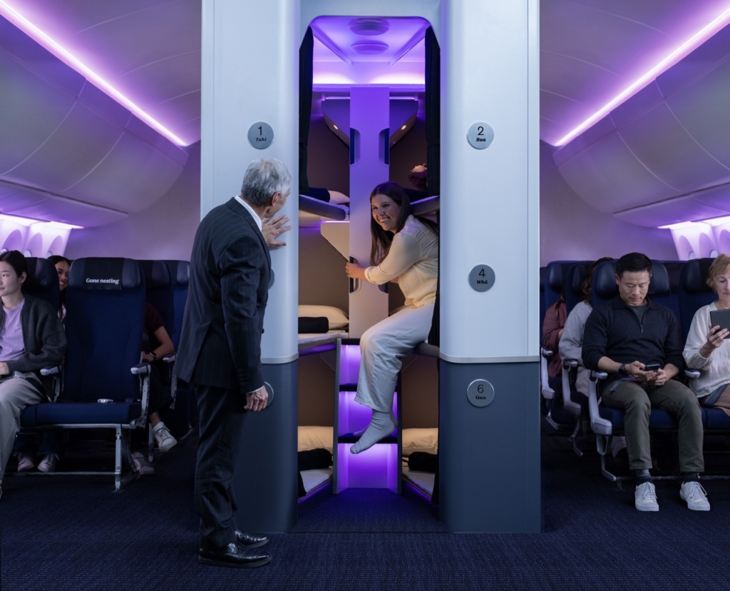 Air New Zealand Economy Skynest