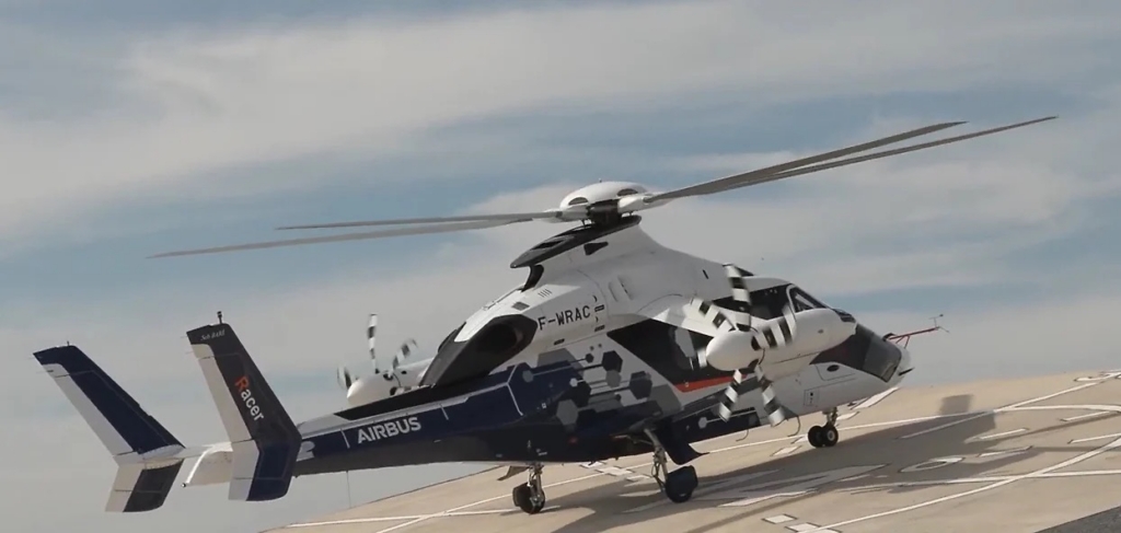 Airbus Racer slope landing