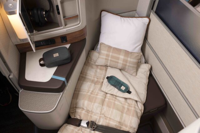 Alaska Airlines Boeing 787 new business class cabin