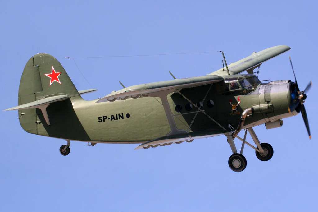 Antonov An-2 biplane in flight