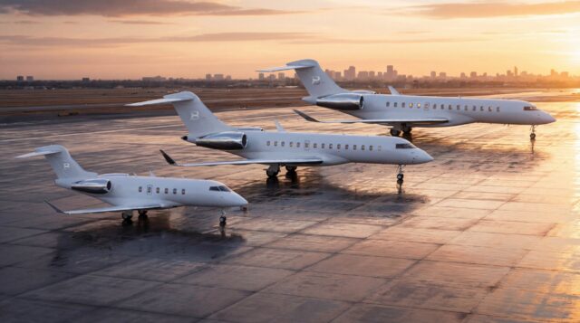 BOND Bombardier private jets