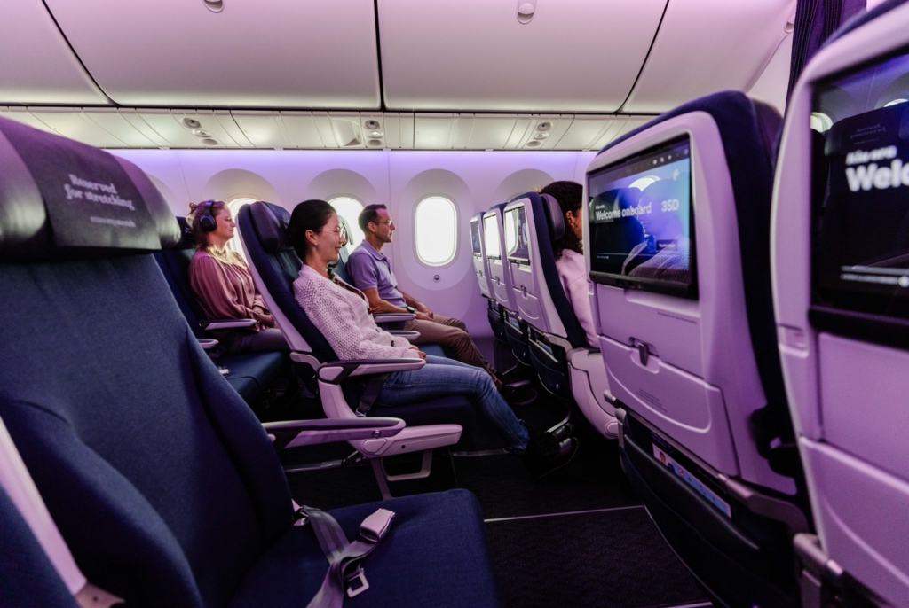 Air New Zealand new Economy cabin 787