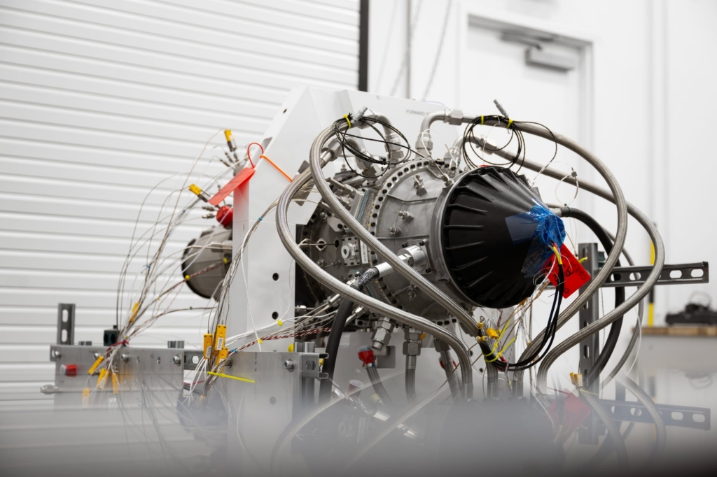 Frenzy engine on a test rig