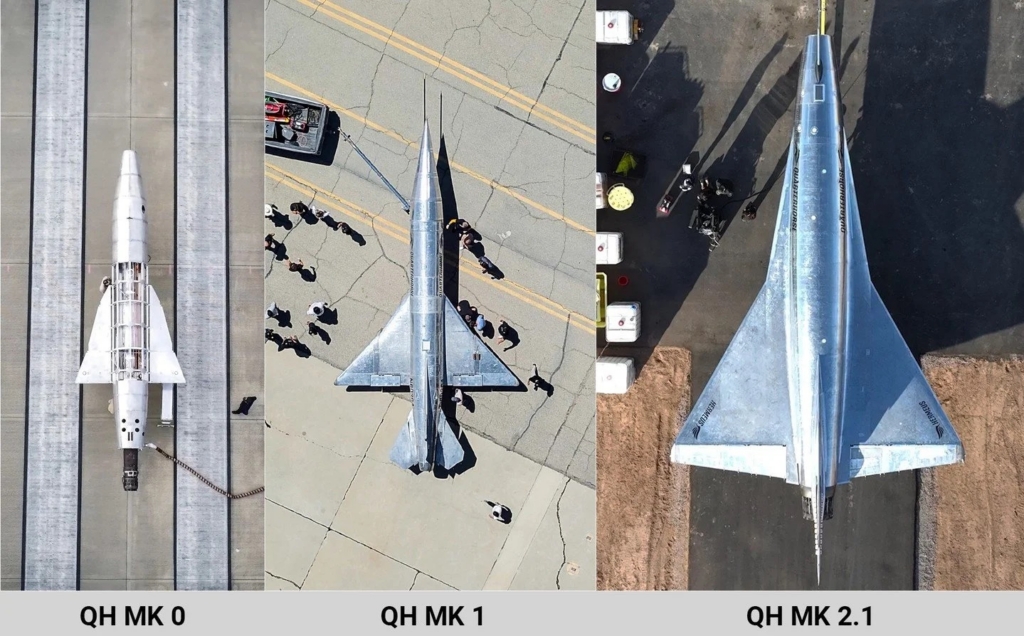 Hermeus Quarterhorse and how it scales to F-16 size