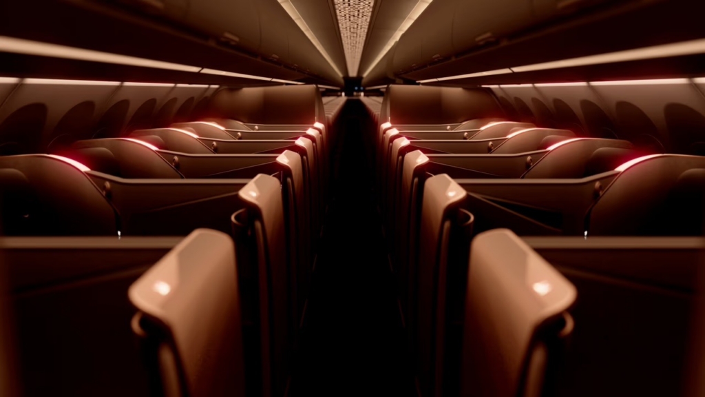 LATAM A321XLR business class suites