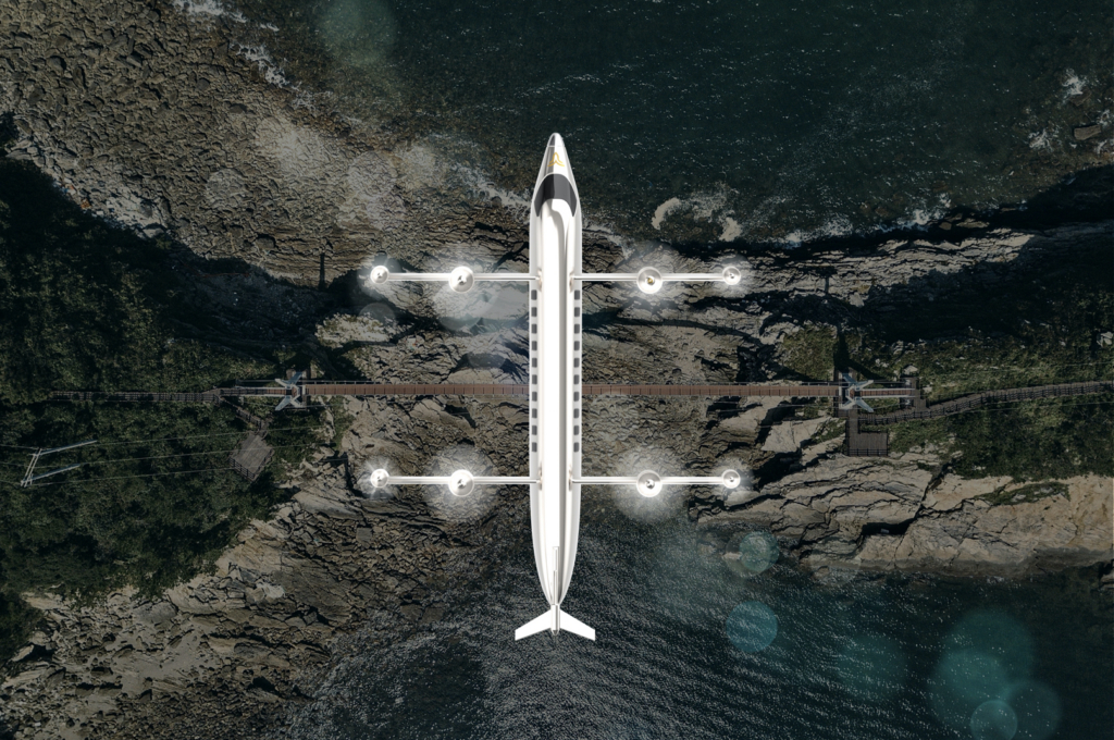 Lyte Aviation LA-44 hybrid hydrogen electric passenger plane