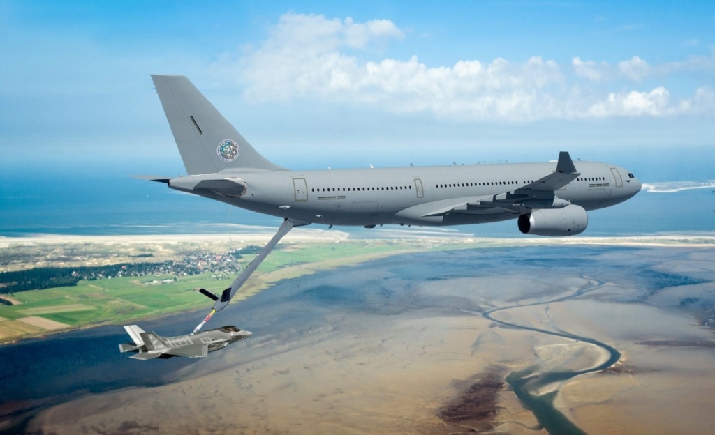 NATO allied air command Airbus A330MRTT aerial refuelling aircraft