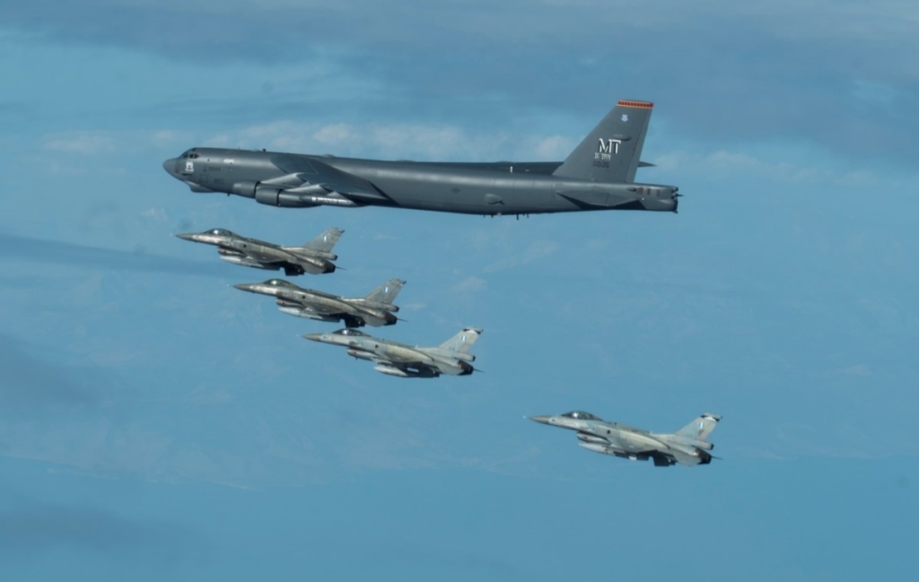 NATO flies with USAF B-52 bomber