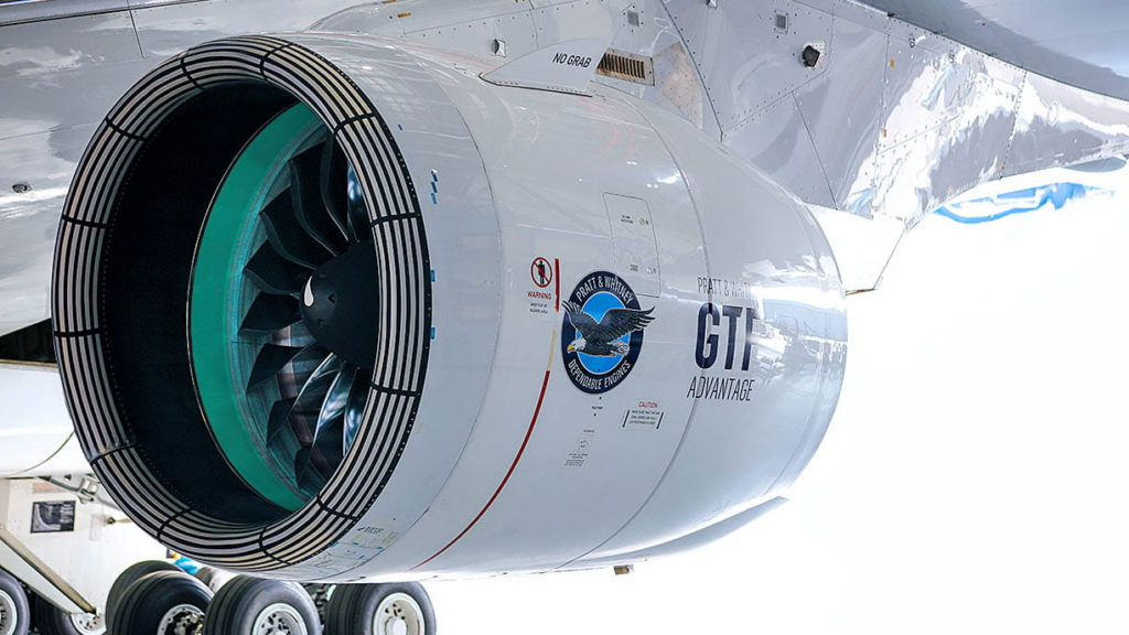 PRatt Whitney GTF Advantage engine