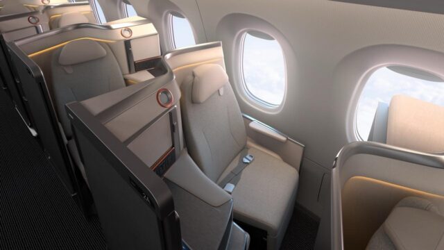 RECARO R7 AI-powered business class seat