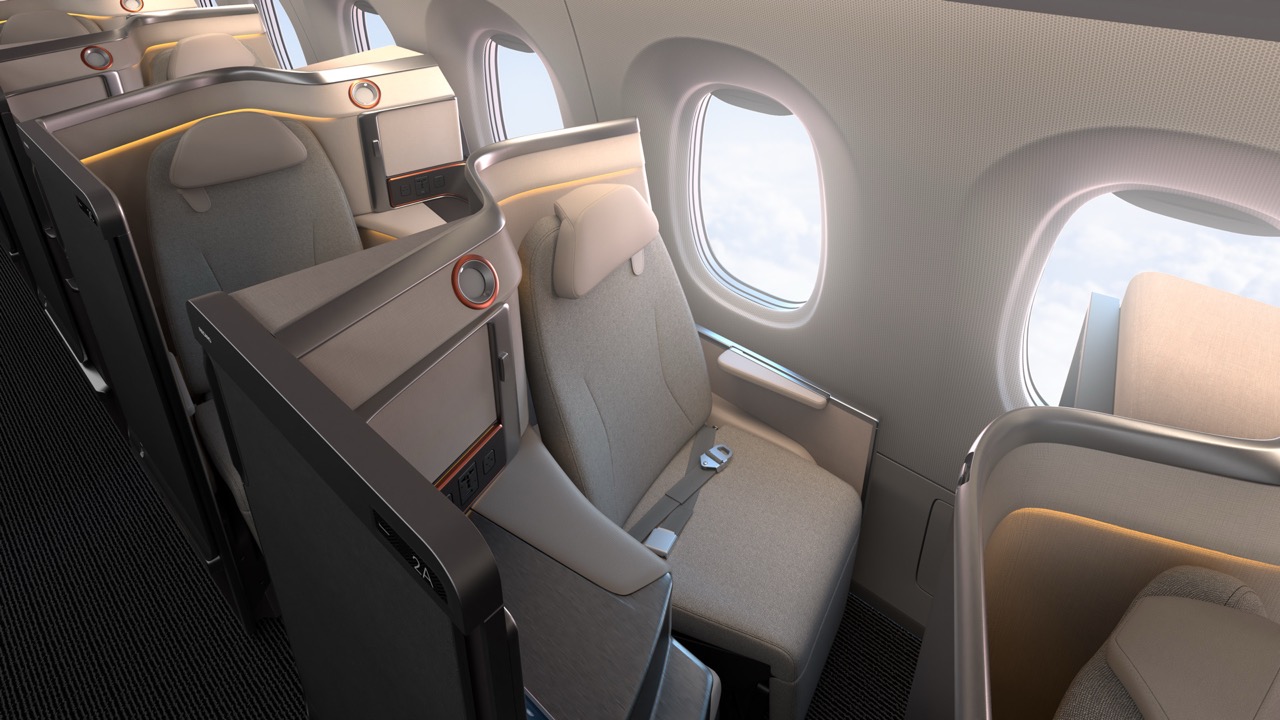 RECARO R7 AI-powered business class seat