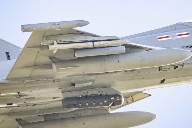 Eurofighter Typhoon flies with APKWS for the first time