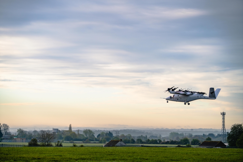 Vertical Aerospace full piloted transition flight of eVTOL