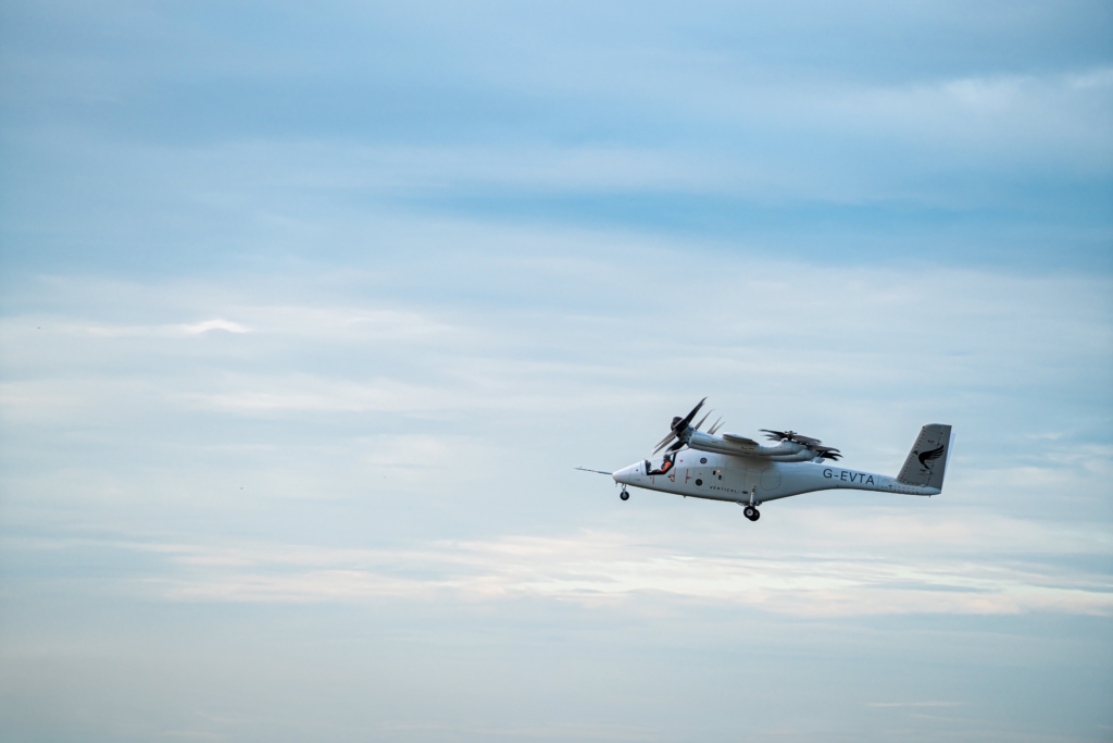 Vertical Aerospace full piloted transition flight of eVTOL