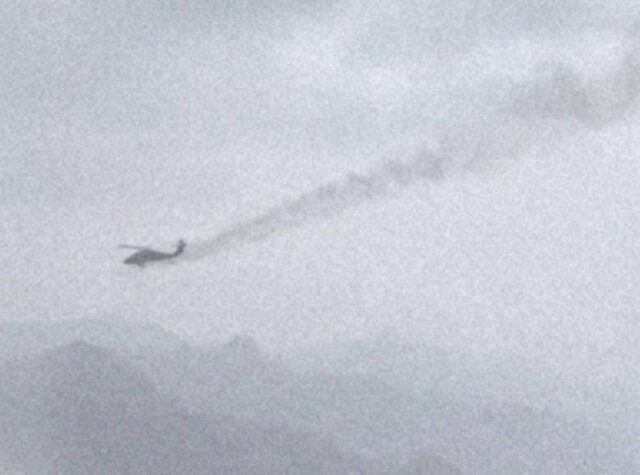 US Black Hawk HH-60 Pave Hawk helicopter shot down in Iran