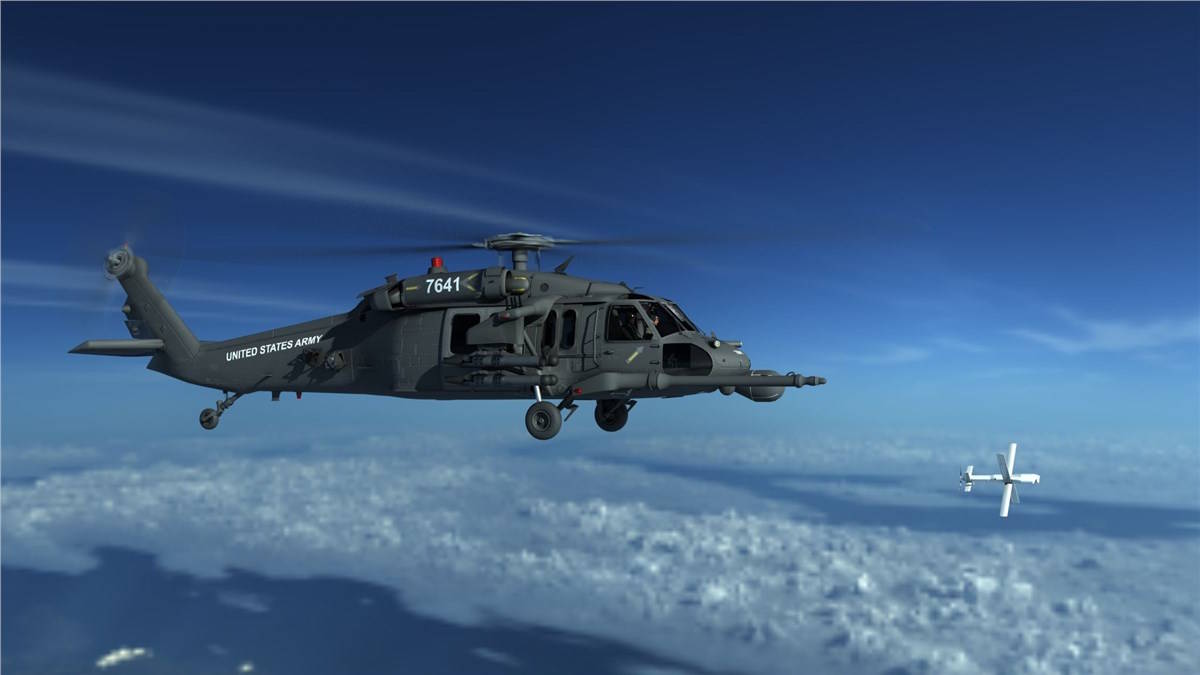 UVision launch system for loitering munitions from helicopters