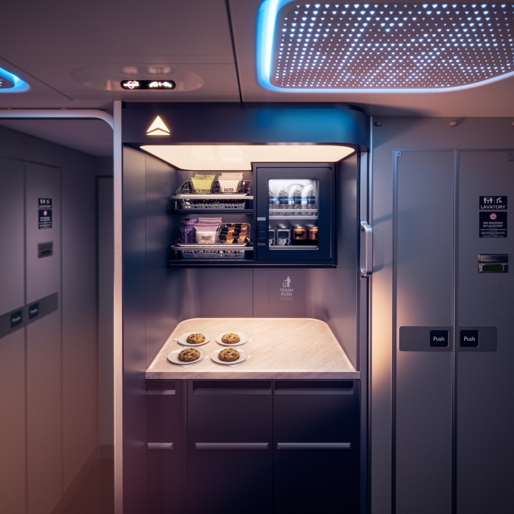 New Delta One snack bar