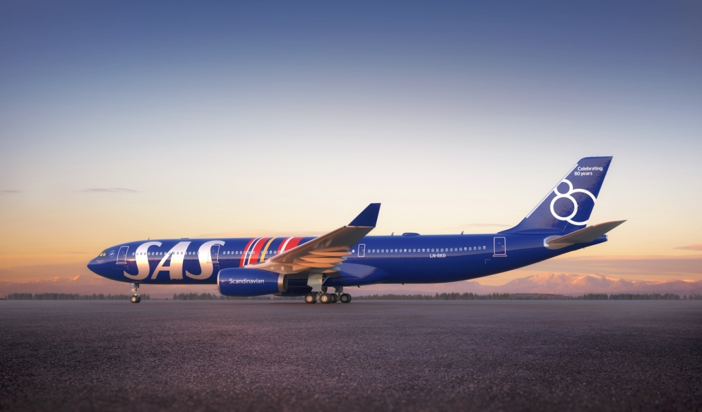 SAS 80th anniversary livery