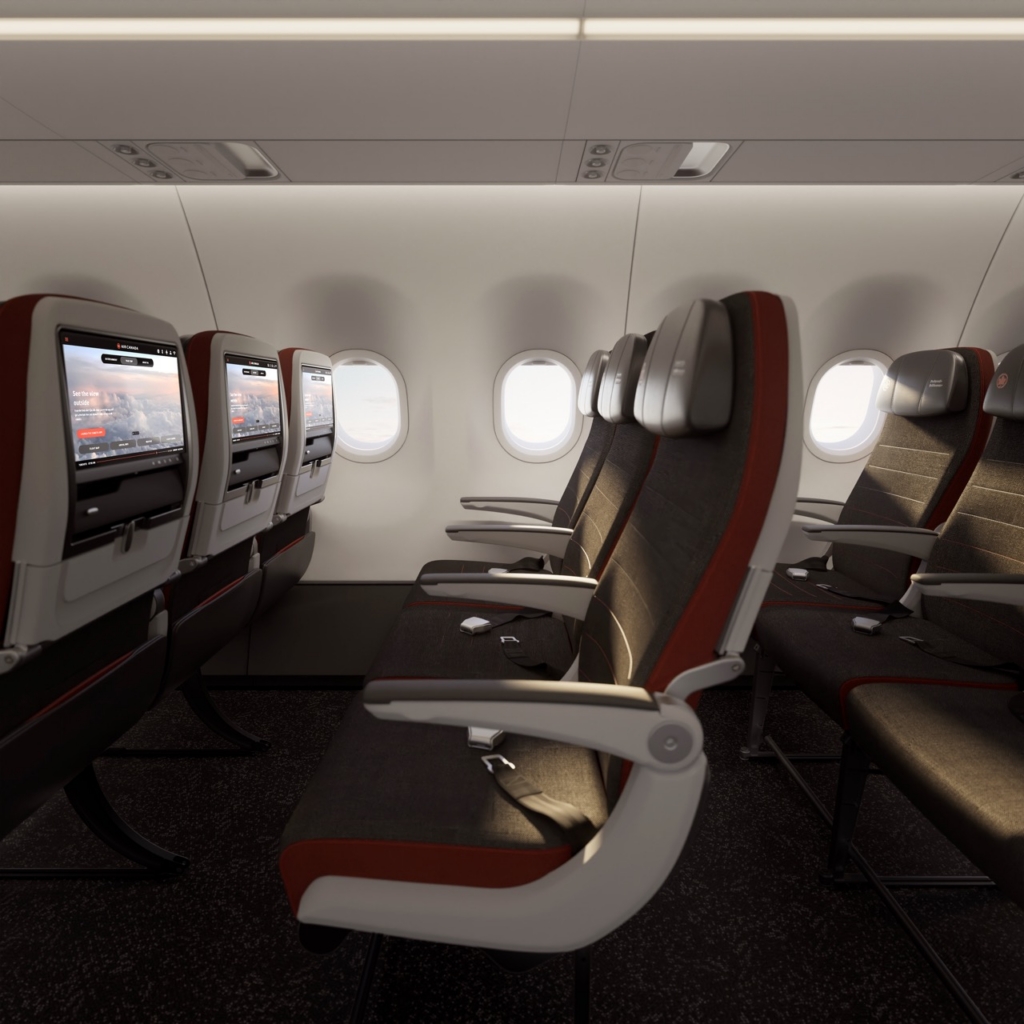Air Canada A321XLR economy class
