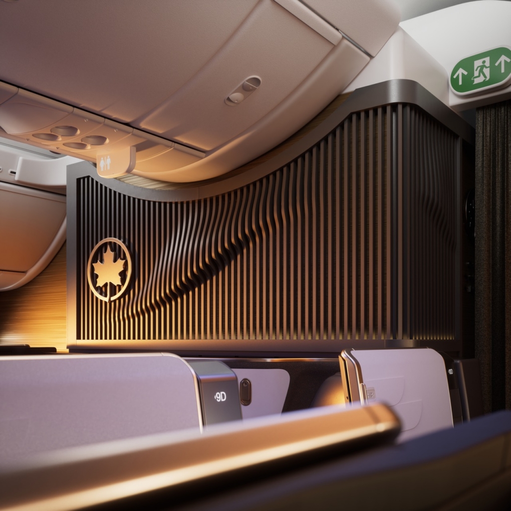 Air Canada Boeing 787-10 interior wave
