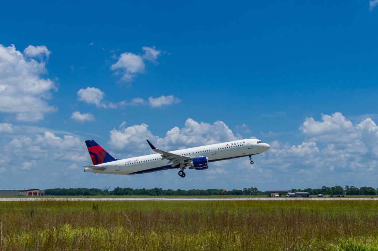 Delta Air Lines 50th Airbus A320 family aircraft