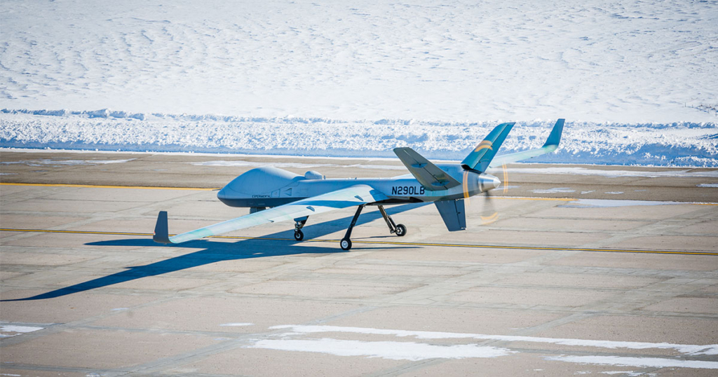 MQ-9B sky guardian flight into known icing