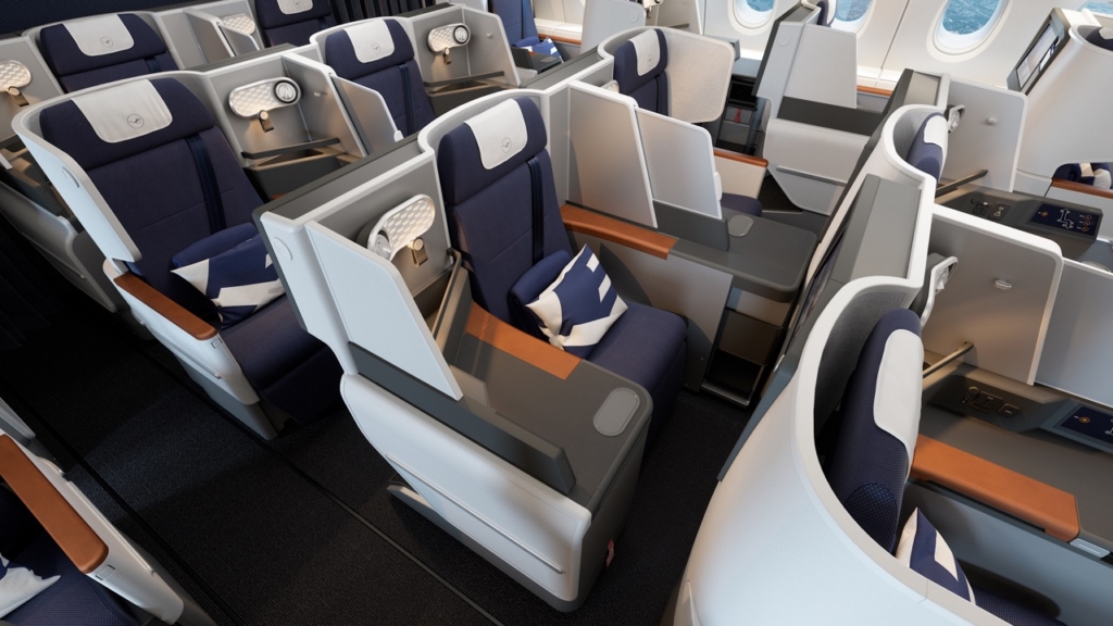 Lufthansa new A380 business class