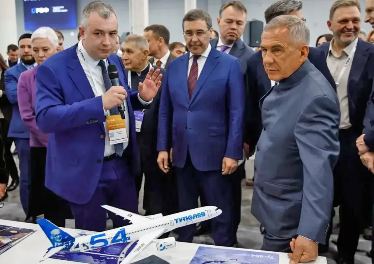 Photo of the UAC stand at the Kazan event.