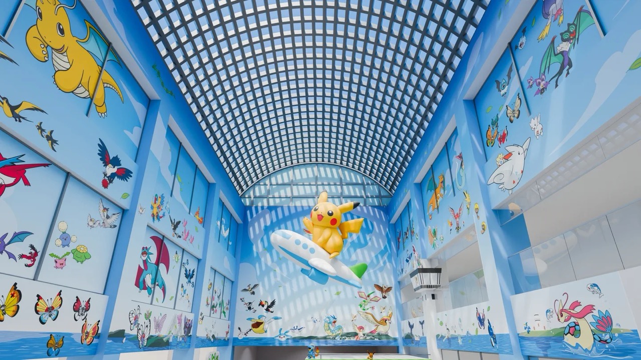 Japan's world's first Pokémon Airport Atrium