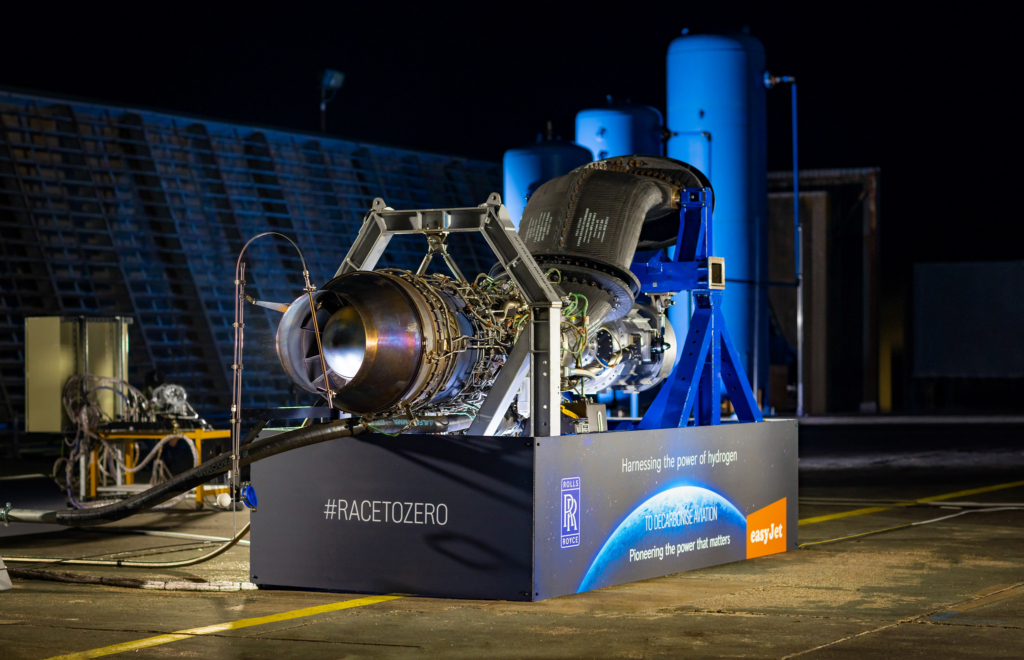 Rolls-Royce AE 2100-A Hydrogen Test at Boscombe Down
