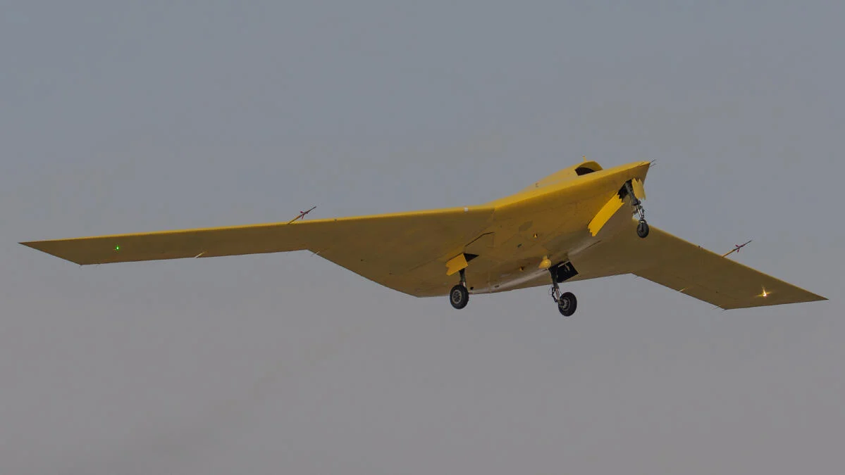 China flying wing stealth drone