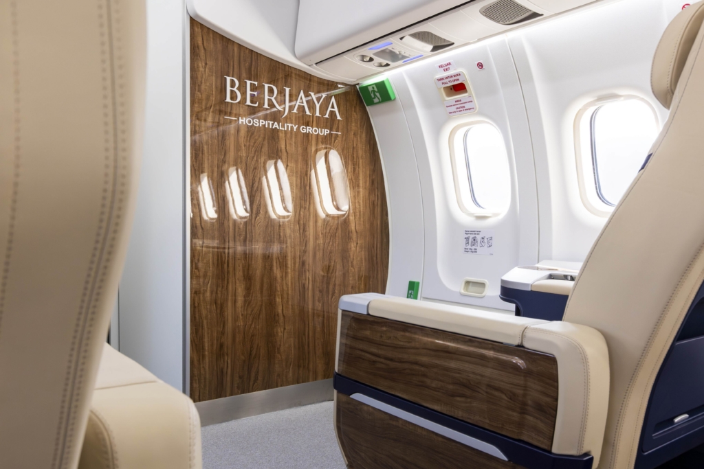 Berjaya Air all business class ATR 72 with new highline cabin