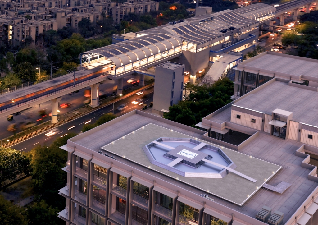 Skyportz Aeroberm evtol vertiport design