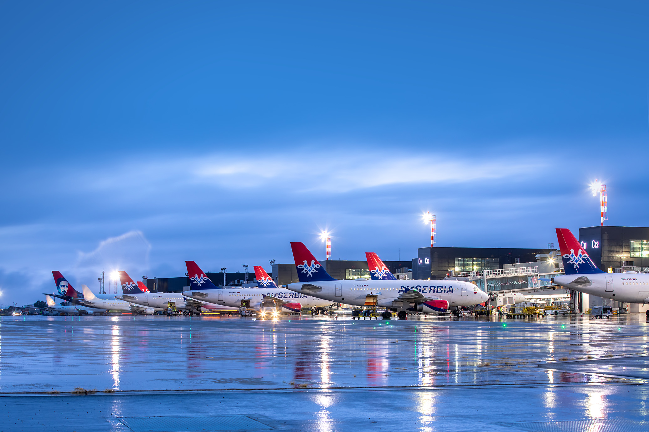 Air Serbia's fleet. Photo: Air Serbia