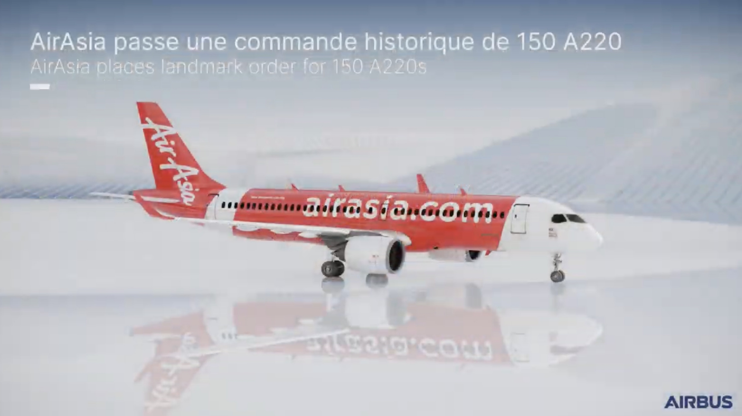 Airbus A220 order by AirAsia